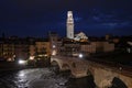 Adige river at sunset in Verona Royalty Free Stock Photo