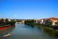 Adige river in Verona Royalty Free Stock Photo