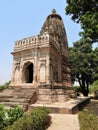 Adinath Jain Temple late 11th century AD, Chandela dynasty dedicated to Adinath - 1st of Jain tirthankaras or prophets. Eastern Royalty Free Stock Photo