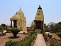 Adinath Jain Temple late 11th century AD, Chandela dynasty dedicated to Adinath - 1st of Jain tirthankaras or prophets. Eastern Royalty Free Stock Photo