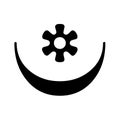 Adinkra african symbol of love, faithfulness and harmony