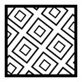 Adinkra ani bere symbol of seriousness Royalty Free Stock Photo