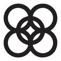 Adinkra kintinkantan symbol of arrogance