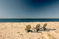 Adirondack beach chair Royalty Free Stock Photo