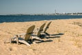 Adirondack beach chair Royalty Free Stock Photo