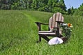 Adirondack chair Royalty Free Stock Photo