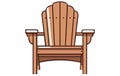 Adirondack chair logo , Adirondack chair Hand drawn vector illustration, Royalty Free Stock Photo