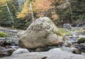 Adirondack Mountain Boulder in a Creek