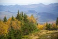 Adirondack mountains in the autumn,