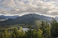 Adirondack Mountains and Heart Lake Royalty Free Stock Photo