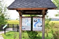Adirondack tupper lake wetland ecosystem stand Royalty Free Stock Photo