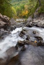 Adirondack Waterfall in Autumn Royalty Free Stock Photo