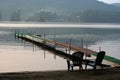 Adirondacks Dock Royalty Free Stock Photo