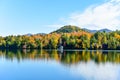 Adirondacks Fall Foliage, New York Royalty Free Stock Photo