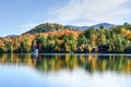 Adirondacks Fall Foliage, New York Royalty Free Stock Photo