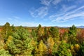 Adirondacks Fall Foliage, New York Royalty Free Stock Photo