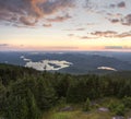 Adirondacks Sunset from Blue Mountain Royalty Free Stock Photo