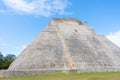 The Adivino the Pyramid of the Magician or the Pyramid of the Dwarf. Uxmal an ancient Maya city of the classical period. Travel Royalty Free Stock Photo