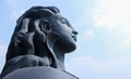 Adiyogi Lord Shiva Statue in Isha Yoga Coimbatore, Tamilnadu, India. Lord Siva Statue Royalty Free Stock Photo