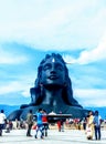 Adiyogi the shiva statue in Coimbatore tamil nadu india Royalty Free Stock Photo