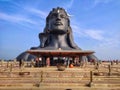 Adiyogi Shiva statue at Isha yoga center coimbatore Royalty Free Stock Photo