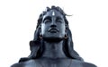 Isha Foundation. Adiyogi shiva statue. Isolated with white background. Royalty Free Stock Photo