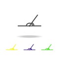 adjacent angles colored icons. Elements of Geometric figure colored icons. Can be used for web, logo, mobile app, UI, UX
