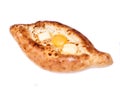 Adjara khachapuri with cheese and egg