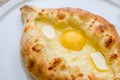 Adjara khachapuri Royalty Free Stock Photo