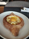 Adjarian Khachapuri - Georgian Cuisine Dish