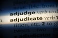 Adjudicate