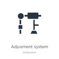 Adjusment system icon vector. Trendy flat adjusment system icon from construction collection isolated on white background. Vector Royalty Free Stock Photo