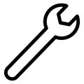 Adjust, construction tool Isolated Vector Icon which can be easily modified or edited