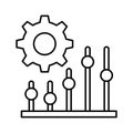 adjust setting Vector Icon which can easily modify or edit