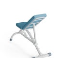 fully adjustable solid bench, 3d rendering