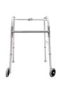 Adjustable folding walker