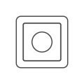 adjustable light switch icon. Element of web for mobile concept and web apps icon. Thin line icon for website design and