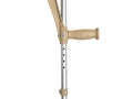 Adjustable mobility crutch with ergonomic handle Royalty Free Stock Photo
