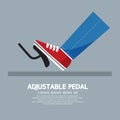 Adjustable Pedal Royalty Free Stock Photo