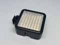 Adjustable portable LED panel light for camera recording and photography Royalty Free Stock Photo
