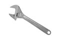 Adjustable spanner. Isolated Royalty Free Stock Photo