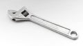 Adjustable spanner. Royalty Free Stock Photo