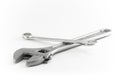 Adjustable spanner and wrench Royalty Free Stock Photo