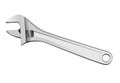 Adjustable wrench Royalty Free Stock Photo