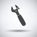 Adjustable wrench icon Royalty Free Stock Photo