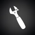 Adjustable wrench icon Royalty Free Stock Photo