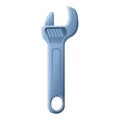 Adjustable wrench icon, cartoon style Royalty Free Stock Photo