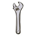 Adjustable wrench icon cartoon Royalty Free Stock Photo