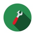 Adjustable Wrench Icon Royalty Free Stock Photo