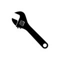 Adjustable wrench icon Royalty Free Stock Photo